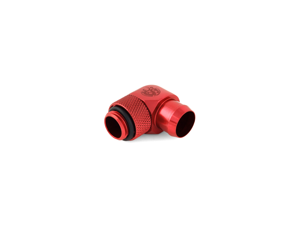 G1/4" Deep Blood Red Rotary Angle Stubby 1/2" Fitting
