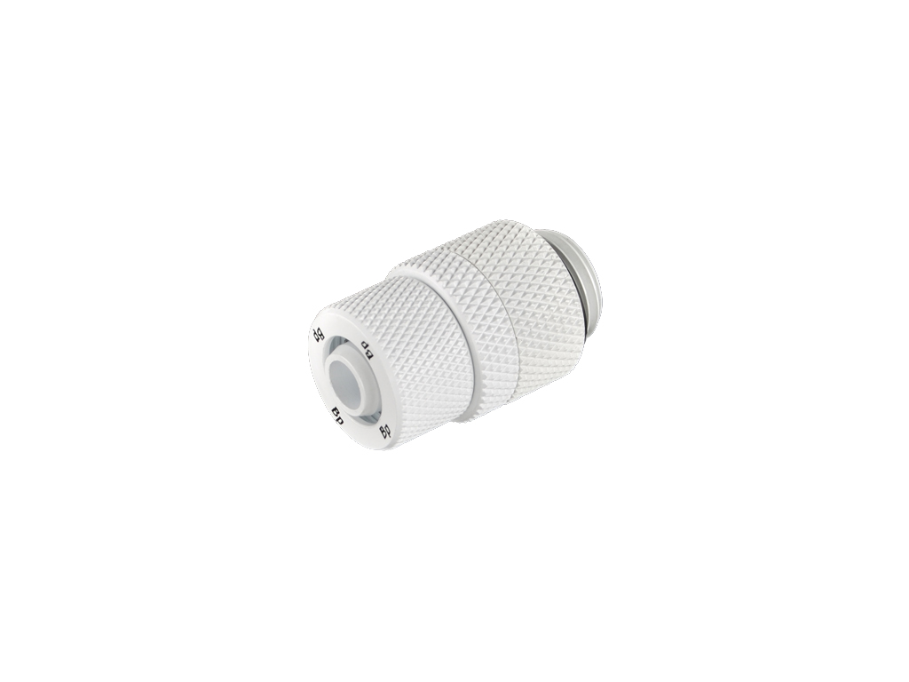 G1/4" Deluxe White Rotary Compression Fitting CC1 V2 For ID 1/4" OD 3/8" Tube