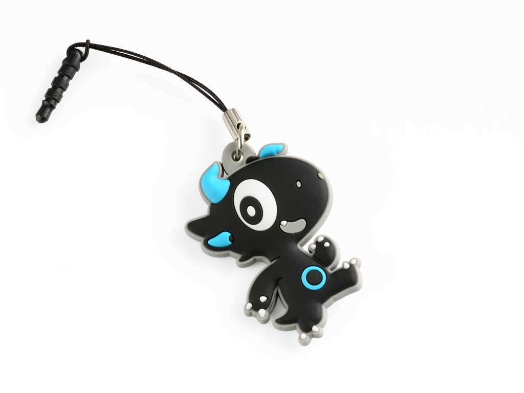 Bitspower Q-Dragon Baby Design Earphone Jack (Blue)