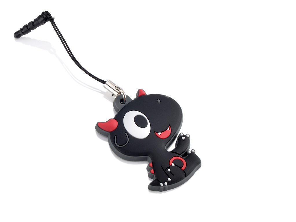 Bitspower Q-Dragon Baby Design Earphone Jack (Red)