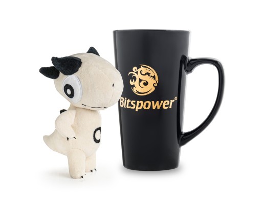 Bispowert Q-Dragon Baby Design Doll and Mug Set