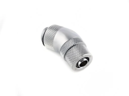 G1/4" Silver Shining Dual Rotary 30-Degree Compression Fitting CC1 V2 For ID 1/4" OD 3/8" Tube (30X1)