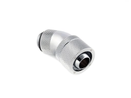G1/4" Silver Shining Dual Rotary 30-Degree Compression Fitting CC3 V2 For ID 3/8" OD 5/8" Tube (30X1)