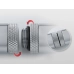Bitspower Silver Shining 45-Degree With Dual Rotary G1/4