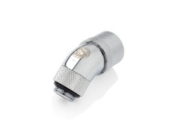 G1/4" Silver Shining Dual Rotary 45-Degree Compression Fitting CC2 V3 For ID 3/8" OD 1/2" Tube