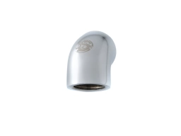 Bitspower Silver Shining 60-Degree With Dual Inner G1/4" Extender