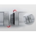 Bitspower Silver Shining 60-Degree With Dual Rotary G1/4