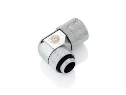 Bitspower G1/4" Silver Shining Dual Rotary Angle Compression Fitting CC2 V3 For ID 3/8" OD 1/2" Tube