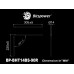 Bitspower Pre-bent 90-Degree Brass Hard Tubing OD14MM Black Sparkle - Length 220x300MM