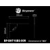Bitspower Pre-bent 90-Degree Brass Hard Tubing OD16MM Black Sparkle - Length 220x300MM