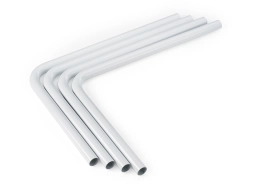Bitspower Pre-bent 90-Degree Brass Hard Tubing
 OD16MM Deluxe White - Length 220x300MM
