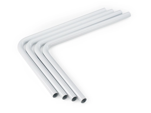Bitspower Pre-bent 90-Degree Brass Hard Tubing
 OD16MM Deluxe White - Length 220x300MM
