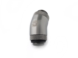 Bitspower Black Sparkle 30-Degree With Dual Rotary G1/4" Extender