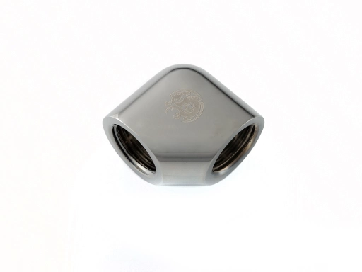 Bitspower Black Sparkle 90-Degree With Dual Inner G1/4
