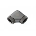 Bitspower Black Sparkle 90-Degree With Dual Rotary Inner G1/4