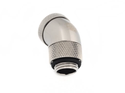 Bitspower Black Sparkle Enhance Rotary G1/4" 45-Degree Multi-Link Adapter For OD 12MM