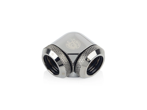 Bitspower Black Sparkle Enhance 90-Degree Dual Multi-Link Adapter For OD 14MM