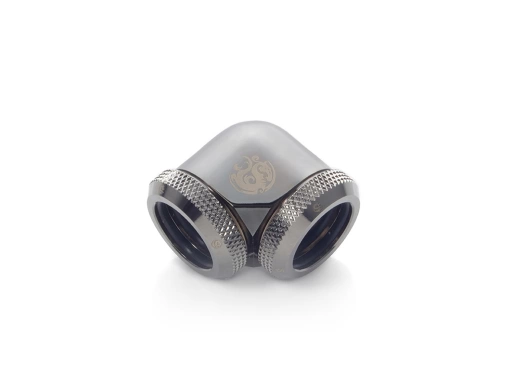 Bitspower Black Sparkle Enhance 90-Degree Dual Multi-Link Adapter For OD 16MM