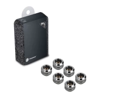 Bitspower G1/4" Black Sparkle Enhance Multi-Link For OD 12MM (6PCS)