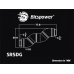 Bitspower Black Sparkle Five Rotary Snake-Style Dual G1/4