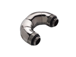Bitspower Black Sparkle Five Rotary Snake-Style Dual G1/4" Adapter