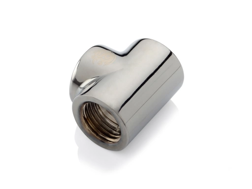 Bitspower Black Sparkle T-Block With Triple IG1/4