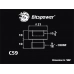Black Sparkle Thread Adapter 9/16