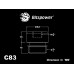 Bitspower Black Sparkle E-Adapter G3/4