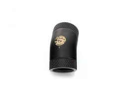 Bitspower Carbon Black 30-Degree With Dual Rotary Inner G1/4" Extender