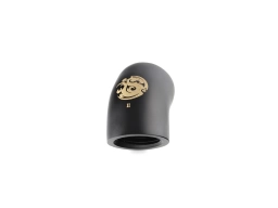 Bitspower Carbon Black 45-Degree With Dual Inner G1/4" Extender