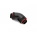 Bitspower Carbon Black 45-Degree With Dual Rotary G1/4