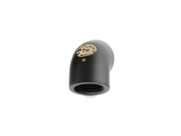 Bitspower Carbon Black 60-Degree With Dual Inner G1/4" Extender