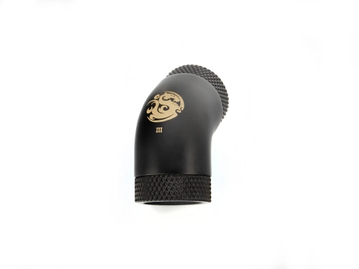 Bitspower Carbon Black 60-Degree With Dual Rotary Inner G1/4