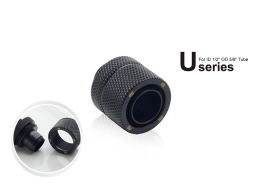 Bitspower G1/4" Carbon Black Compression Fitting CC4 Ultimate For ID 1/2" OD 5/8" Tube