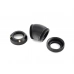 Bitspower Carbon Black Enhance 30-Degree Dual Multi-Link Adapter For OD 12MM