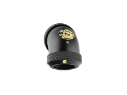 Bitspower Carbon Black Enhance 60-Degree Dual Multi-Link Adapter For OD 12MM