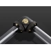 Bitspower Carbon Black Enhance 90-Degree Dual Multi-Link Adapter For OD 12MM
