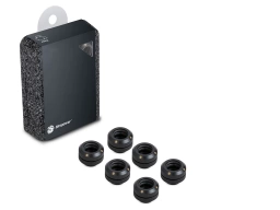 Bitspower G1/4" Carbon Black Enhance Multi-Link For OD 12MM (6PCS)