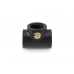 Bitspower Carbon Black T-Block With Triple IG1/4