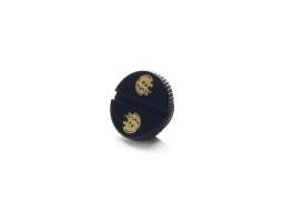 G1/4" Carbon Black Low-Profile Stop Fitting