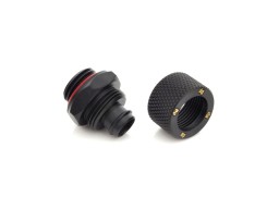 G1/4" Carbon Black Compression Fitting For ID 8MM OD 11MM Tube