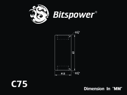 Carbon Black Dual IG1/4" Extender-40MM