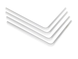 Bitspower Pre-bent 90-Degree acrylic Hard Tube OD12MM-Length 220x305MM