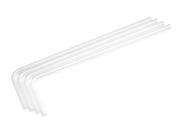 Bitspower Pre-bent 90-Degree Acrylic Hard Tube OD12MM-Length 110x415MM