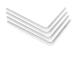 Bitspower Pre-bent 90-Degree acrylic Hard Tube OD14MM-Length 220x305MM