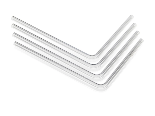 Bitspower Pre-bent 90-Degree acrylic Hard Tube OD14MM-Length 220x305MM