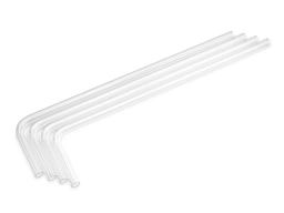 Bitspower Pre-bent 90-Degree Acrylic Hard Tube OD14MM-Length 110x415MM