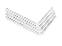 Bitspower Pre-bent 90-Degree acrylic Hard Tube OD16MM-Length 220x305MM