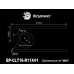 Bitspower Pre-bent 90-Degree Acrylic Hard Tube OD16MM-Length 110x415MM