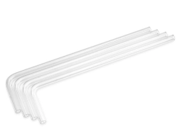 Bitspower Pre-bent 90-Degree Acrylic Hard Tube OD16MM-Length 110x415MM